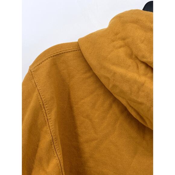 OCEAN BEACH Men's Gold Yellow Aspen Snowmass Logo Pullover Hoodie SZ M - Picture 4 of 10